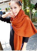 Warm Cashmere Like Monochrome Scarf Shawl