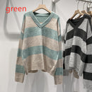 Literary pullovers with striped tops