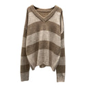 Literary pullovers with striped tops