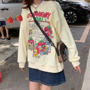 Retro Clothes Tops Street Sweatshirts Cute Pullovers