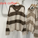 Literary pullovers with striped tops