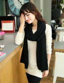 Warm Cashmere Like Monochrome Scarf Shawl