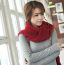 Warm Cashmere Like Monochrome Scarf Shawl