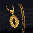 A–Z Initial Pendant Necklace – Gold Thin Chain