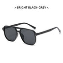 Double Beam UV400 Sunglasses – Unisex Trendy Business Eyewear