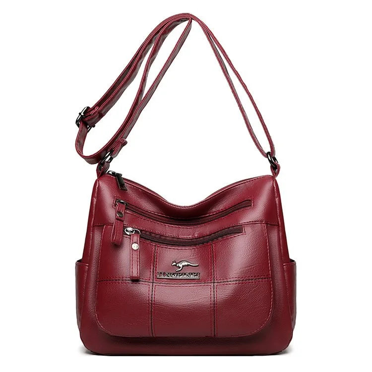 Luxury PU Leather Crossbody Handbag – Designer Style