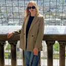 Classic Office Blazer in Solid Colors