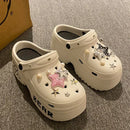 Soft EVA Platform Clogs – 2025 Garden & Beach Sandals