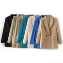 Classic Office Blazer in Solid Colors