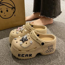 Soft EVA Platform Clogs – 2025 Garden & Beach Sandals