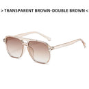Double Beam UV400 Sunglasses – Unisex Trendy Business Eyewear