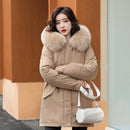 Arctic Luxe Slim Fit Fur Collar Parka