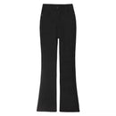 High-Waist Black Flared Jeans