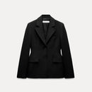 Slim Fit Single-Breasted Office Blazer
