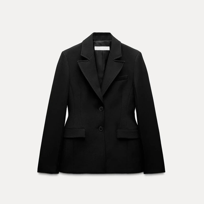 Slim Fit Single-Breasted Office Blazer