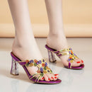 Diamond High Heel Sandals – Sexy Party Beach Slippers