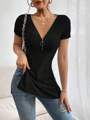 Everyday Vibe Stretch V-Neck Tee