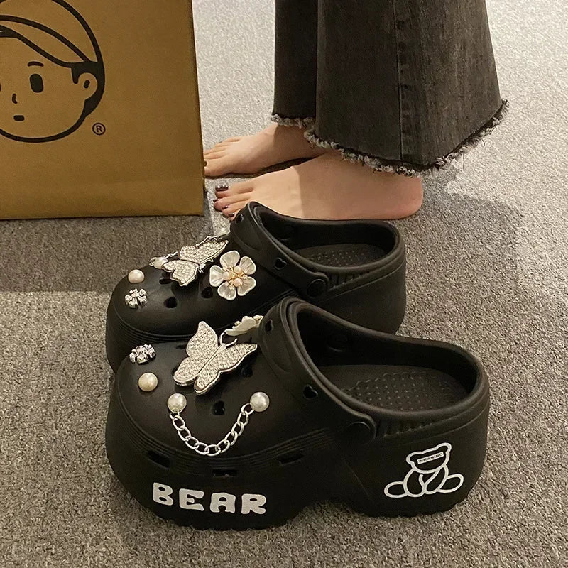 Soft EVA Platform Clogs – 2025 Garden & Beach Sandals