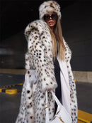 Luxe Plush Faux Fox Fur Overcoat