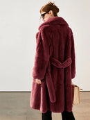Soft Luxe Faux Rabbit Fur Overcoat