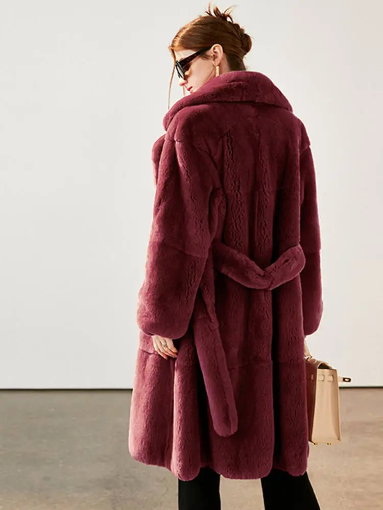 Soft Luxe Faux Rabbit Fur Overcoat
