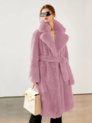 Soft Luxe Faux Rabbit Fur Overcoat