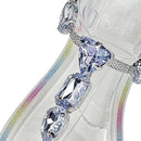 Rhinestone Transparent Flat Jelly Sandals – Beach Wear