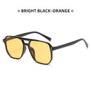 Double Beam UV400 Sunglasses – Unisex Trendy Business Eyewear