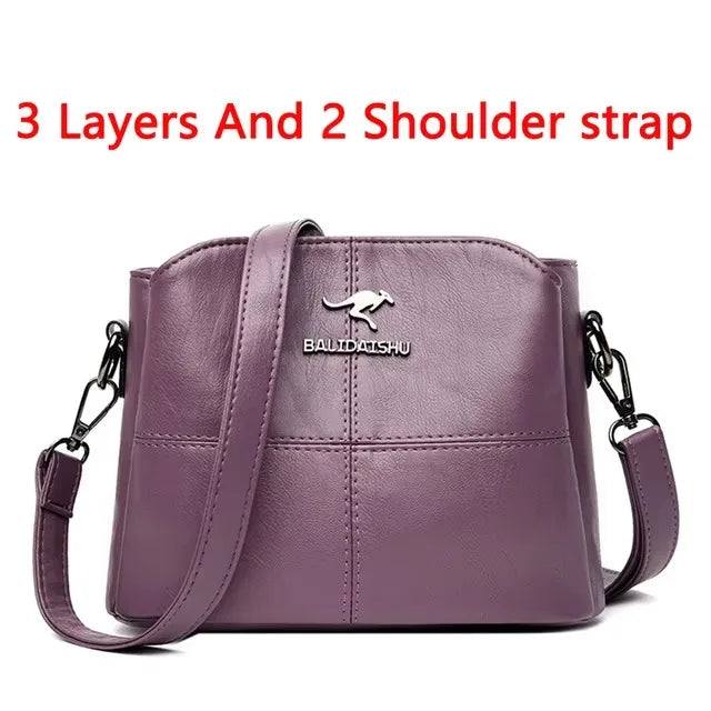 Luxury PU Leather Crossbody Handbag – Designer Style