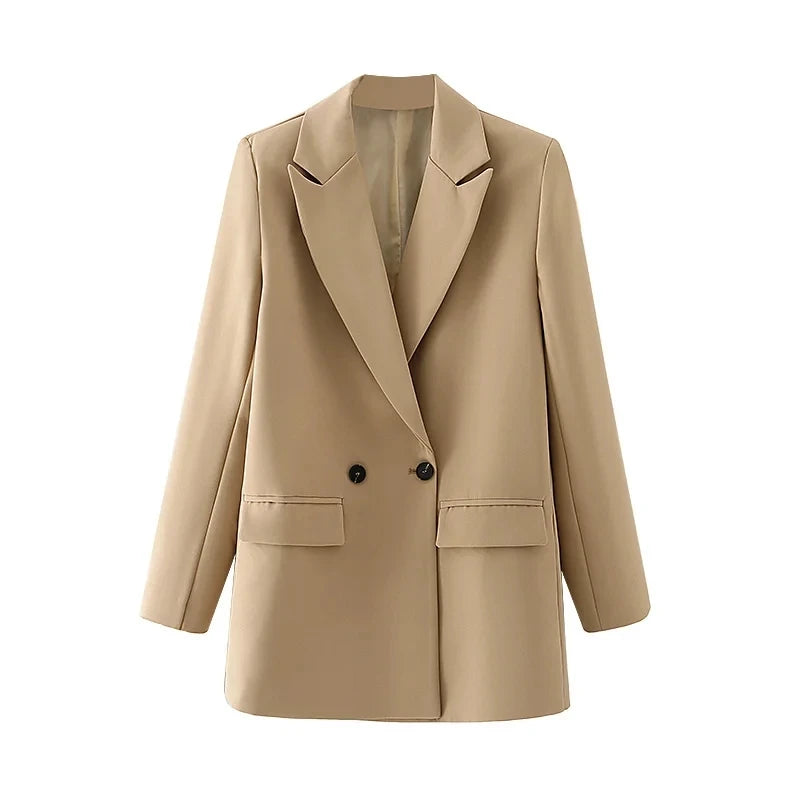 Classic Office Blazer in Solid Colors