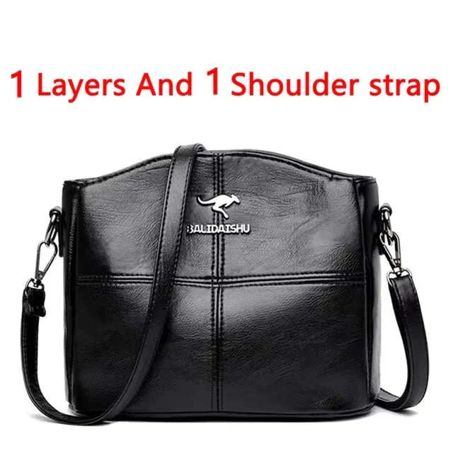 Luxury PU Leather Crossbody Handbag – Designer Style