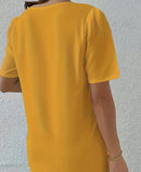 Elegant Short Sleeve Blouse – Casual Loose Fit Weekday Top for Women