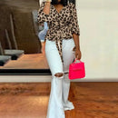 Leopard Print Shirt Women's | Women's Leopard Print Shirt |Evoque Wear