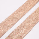 Bohemian Woven Straw Braided Belt – Elastic Waist for Summer Dresses