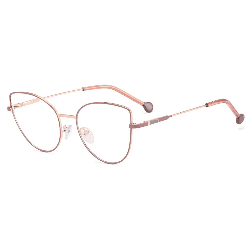 Ultralight Butterfly Frame Blue Light Glasses – Spring Hinge Design