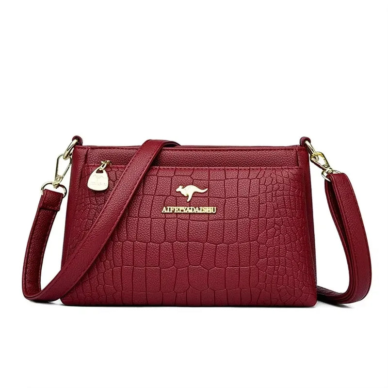 Luxury PU Leather Crossbody Handbag – Designer Style
