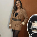 Classic Office Blazer in Solid Colors