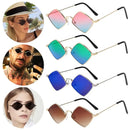Irregular Rhombus Vintage Sunglasses – Small Frame Retro Alloy Shades