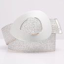 Bohemian Woven Straw Braided Belt – Elastic Waist for Summer Dresses