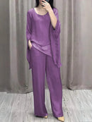 Batwing Sleeve & Wide-Leg Lounge Suit