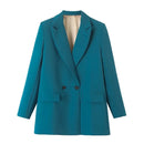 Classic Office Blazer in Solid Colors