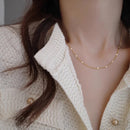 Gold-Plated Stacked Choker – Minimalist Chain Necklace Gift for Women