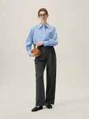 High-Waist Suit Trousers | Suit Trousers | Evoque Wear