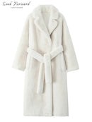 Soft Luxe Faux Rabbit Fur Overcoat
