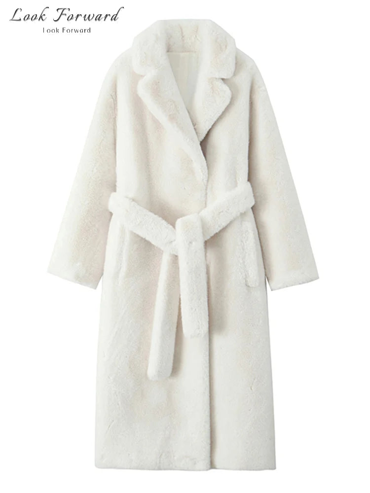 Soft Luxe Faux Rabbit Fur Overcoat