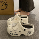 Soft EVA Platform Clogs – 2025 Garden & Beach Sandals