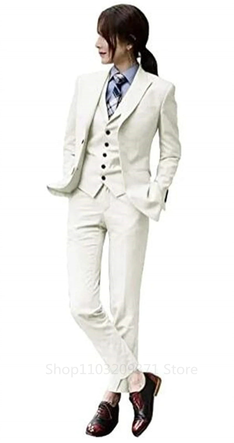 Plus Size 3-Piece Business Suit for Women