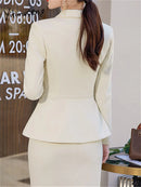 Pearl Detail Blazer & Sleeveless Dress Set