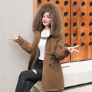 Arctic Luxe Slim Fit Fur Collar Parka
