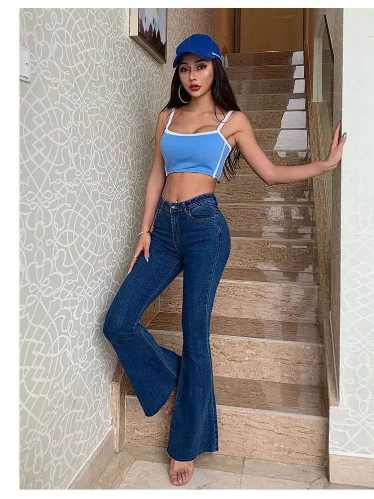 Vintage Y2K Stretch Flare Denim Jeans